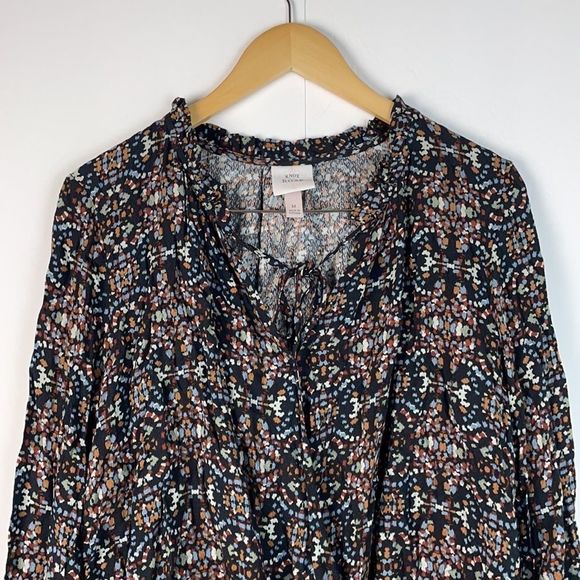 Knox Rose Women Long Sleeve Surplice Front Blouse - Picture 3 of 8